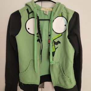 INVADER ZIM GIR HOODED SWEATSHIRT HOODY SWEATSHIRT